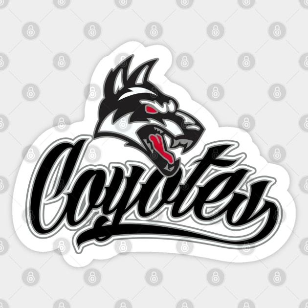 Coyotes Sports Logo Sticker by DavesTees